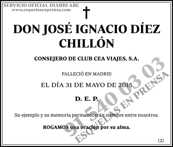 José Ignacio Díez Chillón